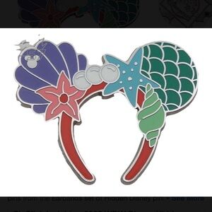 Disney Hidden Mickey Princess Ariel Little Mermaid Ear Headband Pin